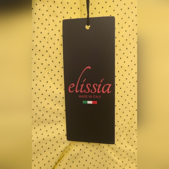 2 for 1 🥰 ELISSIA Women Pants Yellow Black dot with Black belt🪅 - Picture 5 of 9